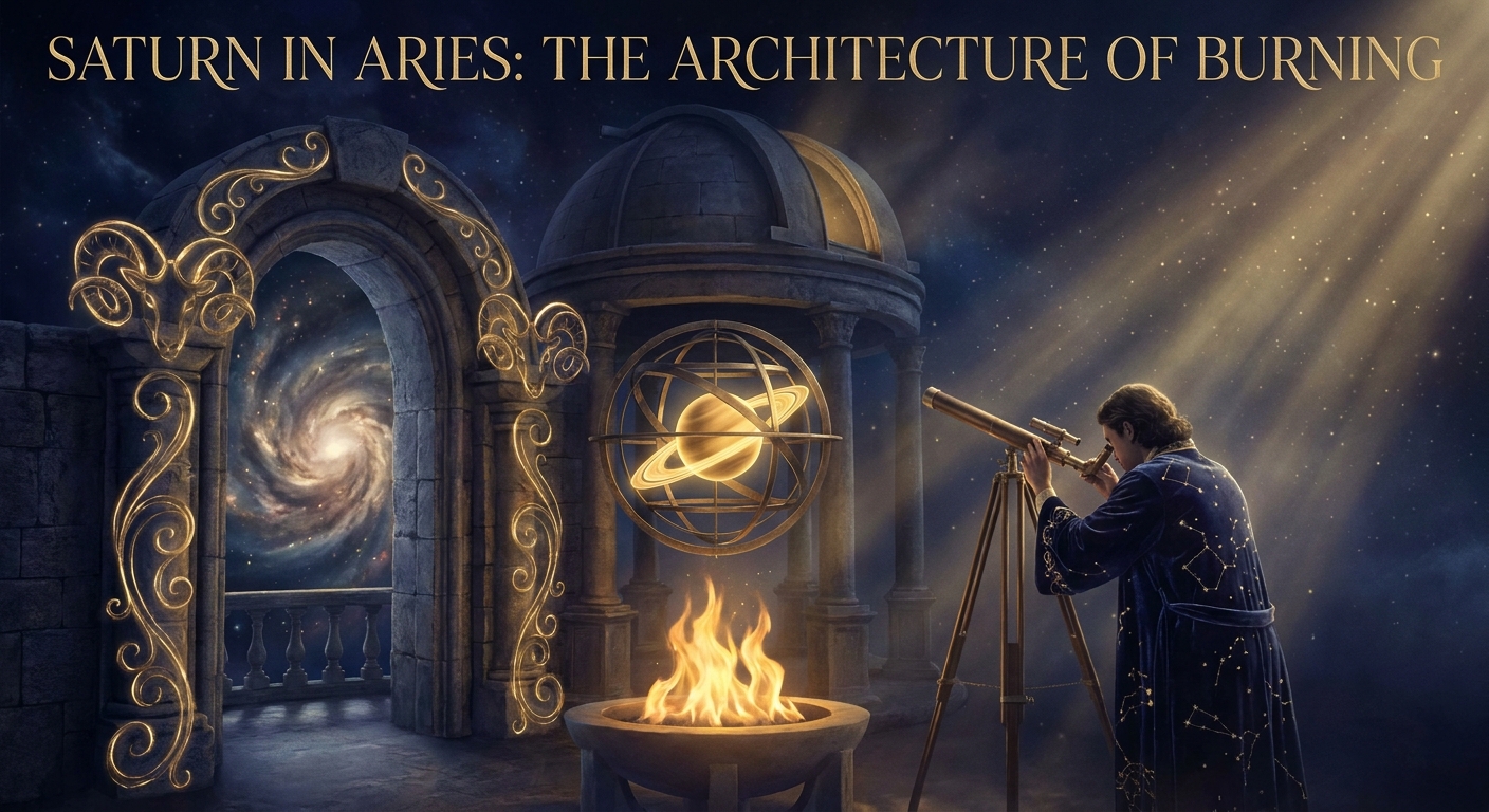 Saturn in Aries: The Architecture of Burning