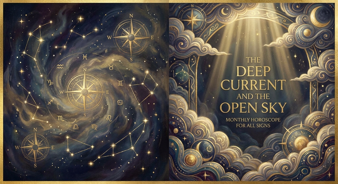 The Deep Current and the Open Sky — Monthly Horoscope for All Signs
