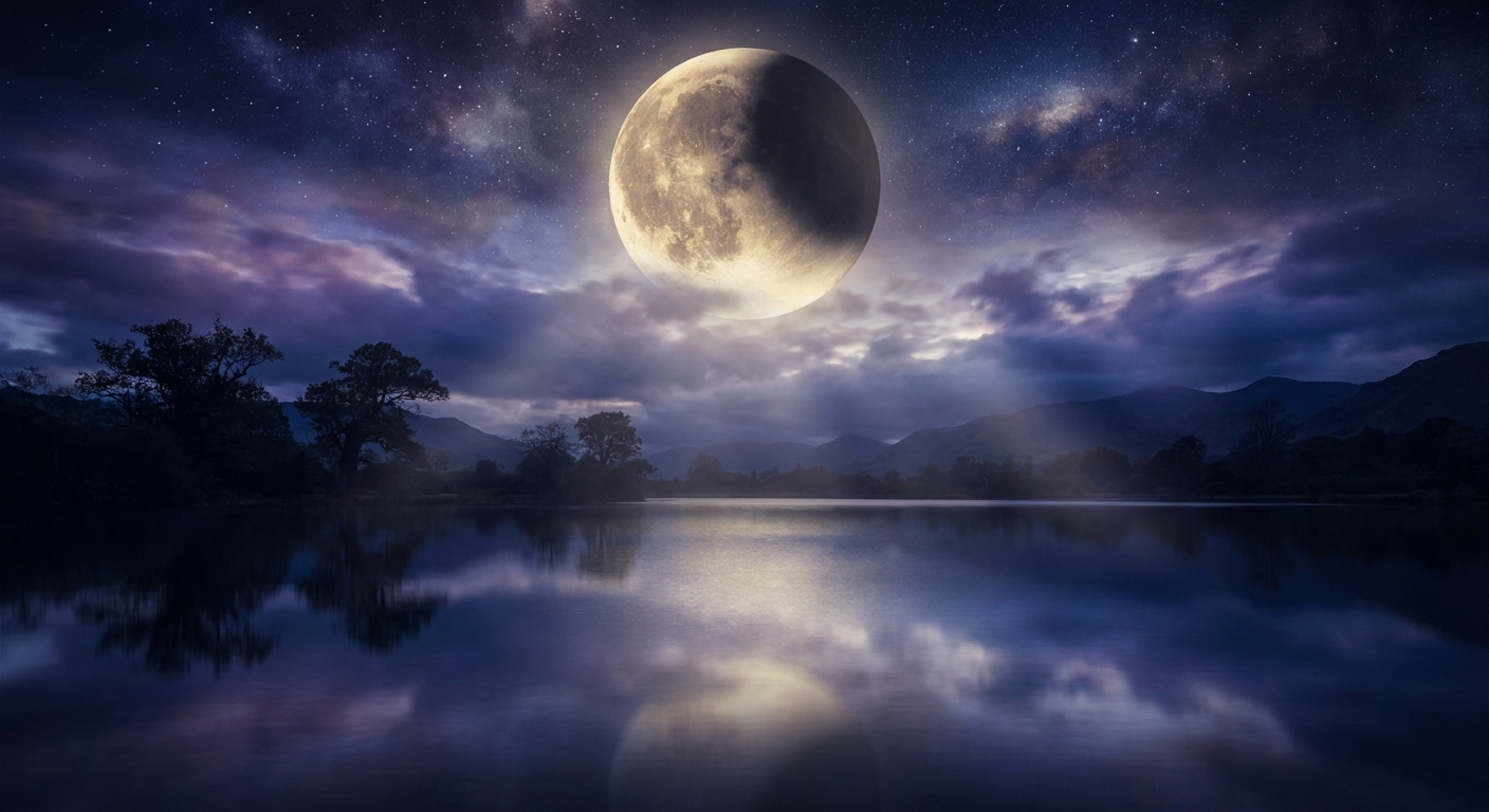 The Veiled Release: A Lunar Eclipse in Pisces